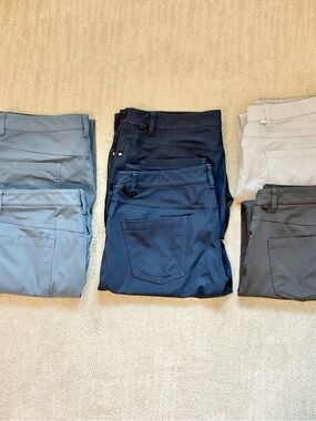 Lot of 6 Men's lululemon ABC Pants Sz 36